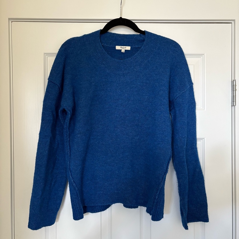 Madewell Cobalt Blue Crew Neck Sweater Small